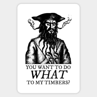 Blackbeard: Shiver me Timbers Sticker